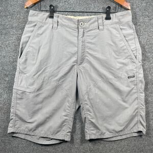 Patagonia Sandy Cay Shorts Men's Large Gray Nylon Outdoors Stretch Waist Trail